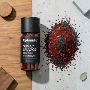 Optiaudio Sumac Sauvage Séché et Cumin Noir