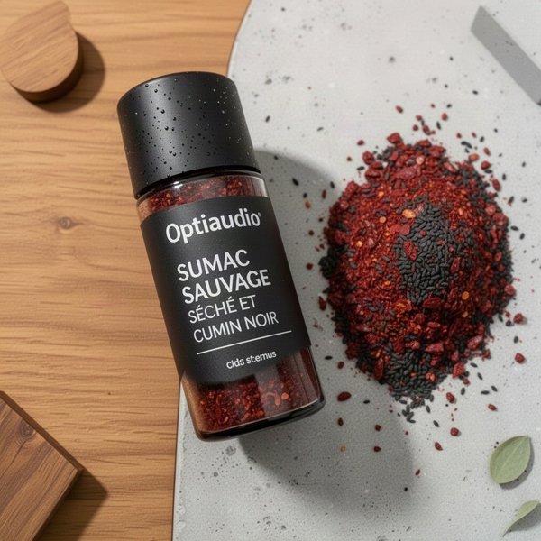 Optiaudio Sumac Sauvage Séché et Cumin Noir